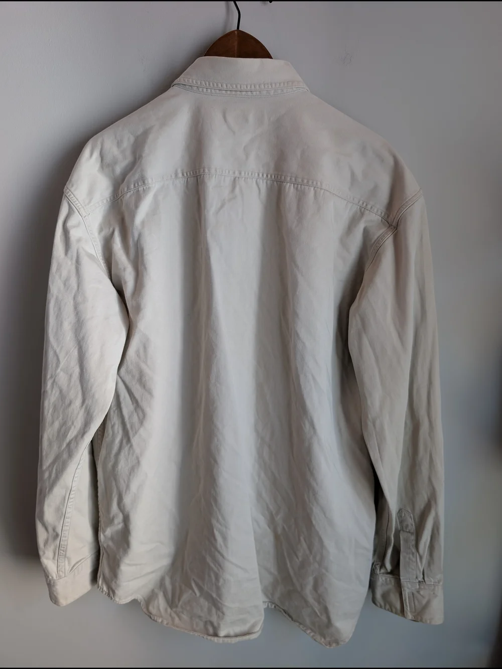 VTG Banana Republic Bush Shirt Mens XL Khaki Safari Utility Gorpcore Tear Away